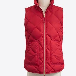 Crew Hot Pink Quilted Puffer Vest Size X-Small
